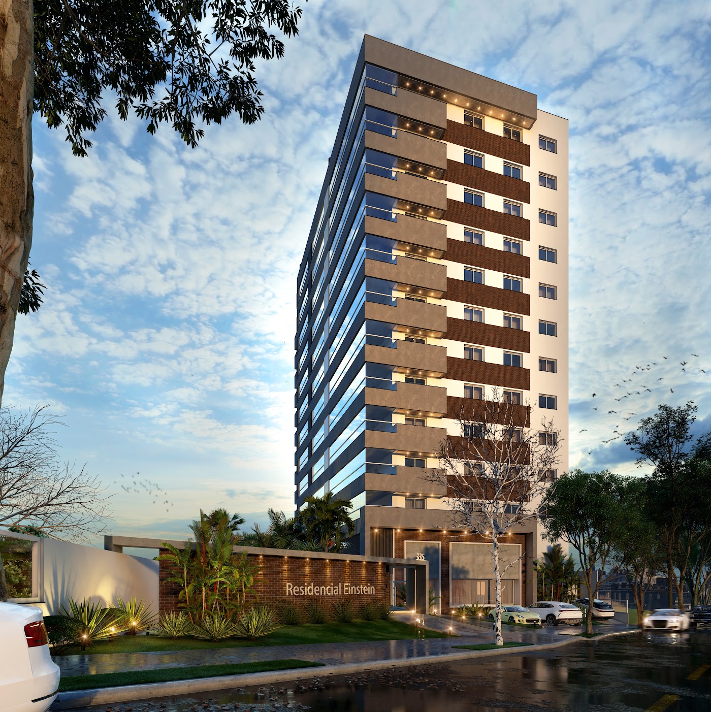 Fachada Residencial Einstein